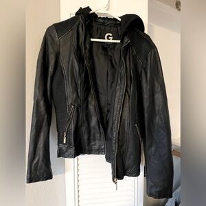 Guess Brand Leather Jacket